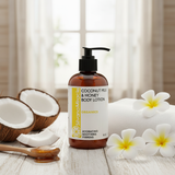 Coconut Milk and Honey Body Lotion / Hydrating / Soothing / Calming / Repairs sun damage 8 oz
