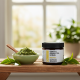 Gentle Scrub Green Tea / Exfoliates Dead Skin Cells that excellerate skin aging   2 oz