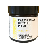 Organic Clay Detox Mask for Face - Natural Purifying Formula 