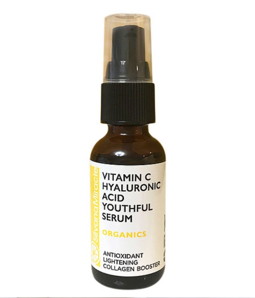 Vitamin C Serum / Lighteneing / Collagen Booster / Anti-oxidant - Silvana Miracle Handmade Natural Skin Care